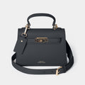 Willow Top Handle Tote Bag Black