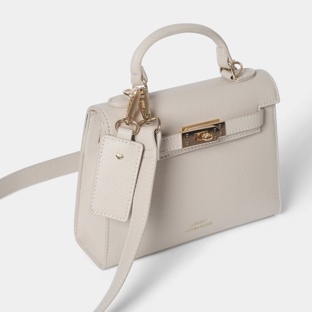 Willow Top Handle Tote Bag Taupe