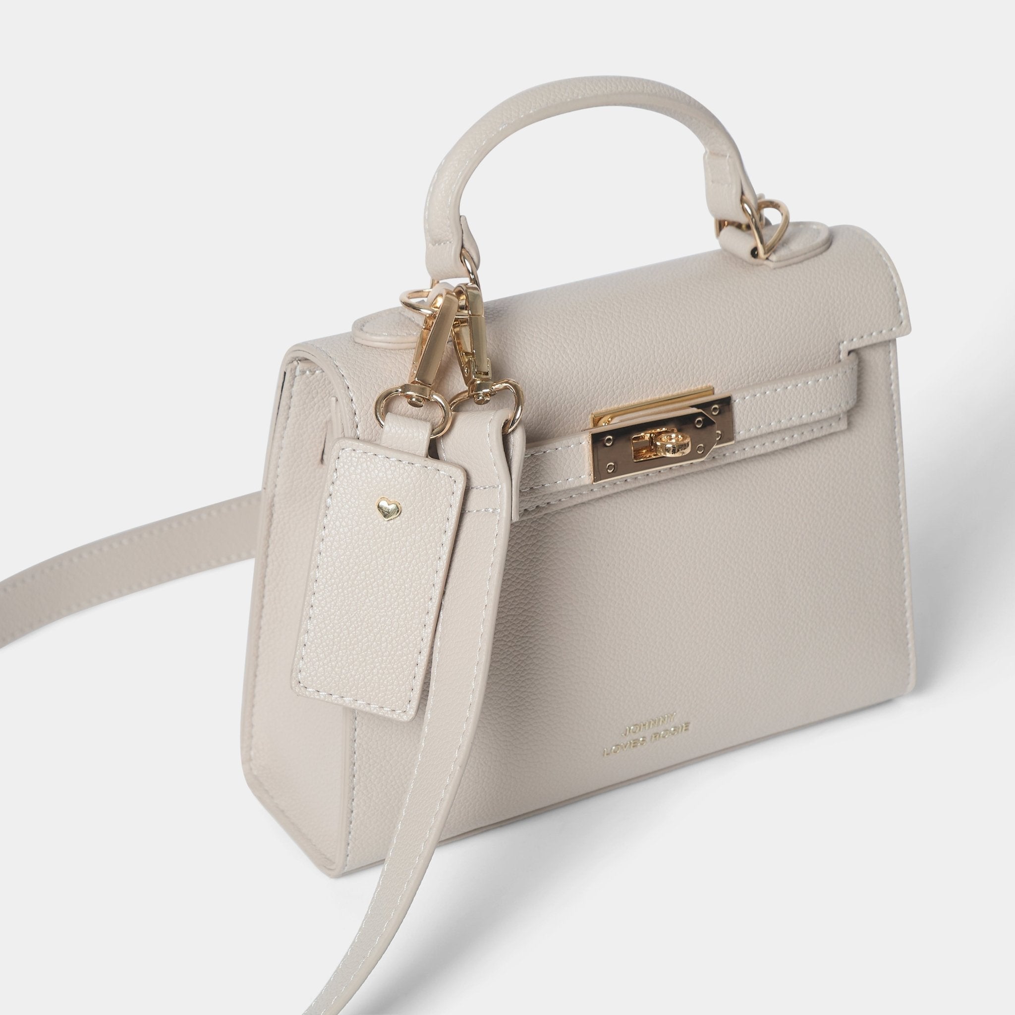 Willow Top Handle Tote Bag Taupe